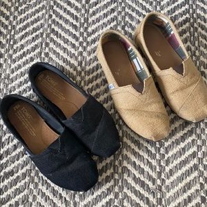 Toms burlap shoes